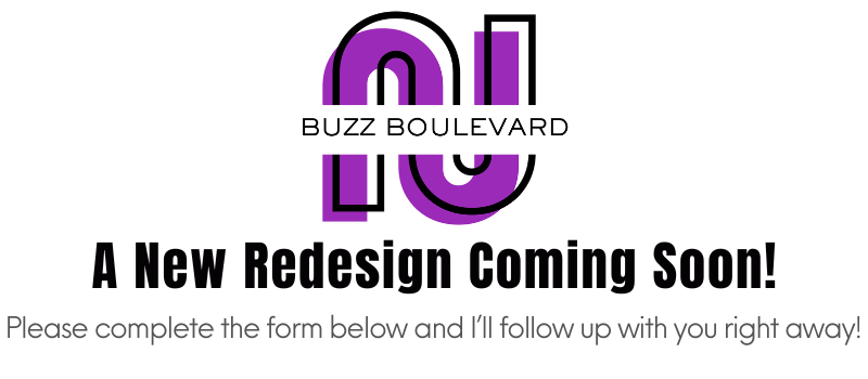 Buzz Boulevard marketing services, website redesign 2024